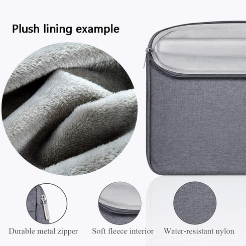 V Voova Laptop Sleeve 14 15 Inch Carrying Case Compatible with MacBook Pro 14,MacBook Air 15,15 Surface Laptop,14"-15" HP Dell Asus Acer Laptop,Ch...