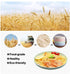 4 Pcs 7 Inch Lightweight Wheat Straw Plates, Unbreakable Dinner Plate, Toddler, Anti-fallen, Dishwasher Microwave Safe Plates (4 colors)...