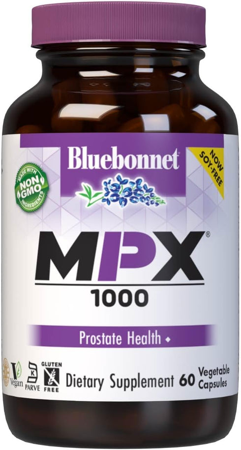BlueBonnet Nutrition MPX 1000 Prostate Support - Prostate Health Supplements for Men - Saw Palmetto, Pumpkin Seed, Stinging Nettle, Beta Sitostero...