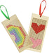 8Pcs Art and Crafts Sewing Wooden Bookmark Cross Stitch Embroidery Kit + 12pcs Sewing Threads for Beginner and Teens(Not Include Instructions)......