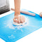 LIMNUO Silicone Baking Mat, Extra Thick Large Non Stick Pastry Mat Sheet for Dough Pie Crust Rolling Mats (Blue, M-16''(W)*20''(L))...