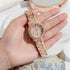 CdyBox 3Pack Ladies Diamond Watch Luxury Rhinestone Bracelet Quartz Analog Watches Set Wristwatch for Women...