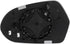 X AUTOHAUX Car Rearview Mirror Glass Replacement with Backing Plate Heated Right Side Passenger Side for Audi A6 Quattro S6...