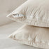 MIULEE Pack of 2 Decorative Velvet Throw Pillow Cover Soft Pillowcase Solid Square Cushion Case for Sofa Bedroom Car 20x20 Inch 50x50 Cm Cream Whi...