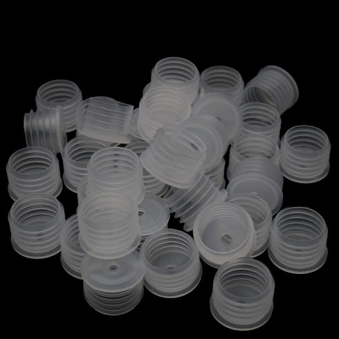 50PCS 21mm Medical Bottle Adapters Dosing Adaptor Press-in Medicine Bottle Adapter for Syringe, Medicine Bottle Syringe Adapter For Oral Dispenser...