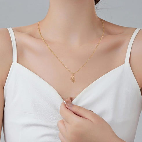 Initial Necklaces for Women, 18k Gold Plated Letter Necklace Dainty Personalized A-Z Pendant Choker Necklace Jewelry Gifts...