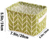 Mini Storage Basket?Pack of 5?- Blend Storage Bins for Makeup, Book, Baby Toy,8x6x5.5 inch Home Decor Canvas Organizers Bag 8x6.3x5.1 inch...