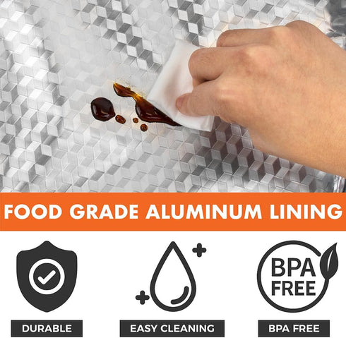 opux Insulated Lunch Bag Kids, Lunch Box for School Boy Girl, Leakproof Small Reusable Compact Soft Mini Cooler Bag, Toddler Small Lunch Boxes Kit...