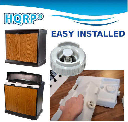 HQRP 2-Pack Bottle Valve Cap Compatible with MoistAir EA1407, HD1407, HD1409, EA14070, HD14070 Humidifiers, ESK509229-1, ESK819024, ESK822419-2, CAP291 Replacement Parts