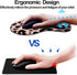 Ergonomic Mouse Pad with Wrist Support and Coaster,Mouse Pads with Non-Slip PU Base for Home Office Working Studying Easy Typing & Pain Relief Leo...