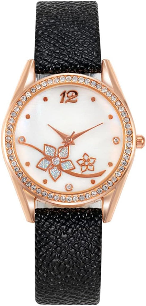 CdyBox Wholesale PU Leather Strap Watch 6 Pack Mother Day Gift Bling Rhinestone Ladies Women Watches...