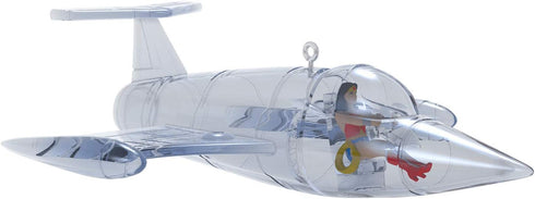 Hallmark Keepsake Christmas Ornament 2019 Year Dated DC Comics Wonder Woman Invisible Jet,...