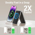 2024 3 in 1 30W Super Fast Wireless Charging Station for iPhone Apple Watch AirPods Multiple Devices, Magnetic Foldable Wireless Charger Dock, Tra...