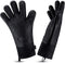 Comsmart BBQ Gloves, Heat Resistant Silicone Grilling Gloves, Long Waterproof BBQ Kitchen Oven Mitts with Inner Cotton Layer for Barbecue, Cooking...