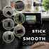 Silicone Suction Phone Case with Kickstand Adhesive Mount, Glass Gym Mirror Back of Phone Sticky Grip Suction Holder, Compatible with iPhone and A...