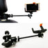 Pmsanzay 3in1 Adjustable Heavy Duty Universal Action Camera Desk Pole Clamp Holder Mounts Kit for Waterproof Camera/Digital Camera/Smartphone - Pe...