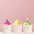 50 Pcs Colorful Greaseproof Paper Baking Cups Large 5 Oz Cupcake Paper Liners Disposable Muffin Cases Cupcake Holders Containers for Wedding Party...