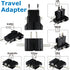 ROAD WARRIOR Universal Travel Plug Adapter Europe/UK/Australia/USA/India/China Compact Does Not Convert Voltage RW101BK Black...