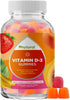 Chewable Vitamin D Gummies for Adults - Delicious Daily Vitamin D3 Gummies with D3 2000IU per Serving - Gluten and Gelatin Free Non-GMO Gummy for ...