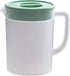Toguma 2.2 Liter Plastic Water Pitcher Large-Capacity Household Water Jug with Lid, Beverage Container for Hot Cold Juice Tea (Transparent green)...