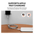 Griffin Premium USB-C to Apple Lightning Cable | Compatible with Apple Lightning - 5FT, Silver......