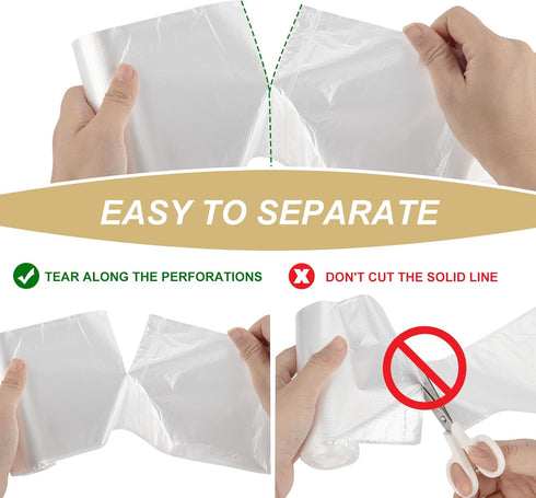 2.6 Gallon Small Trash Bags, Magesh 2.6 Gallon Trash Bag Strong, Leakage-Free, Small Garbage Bags 2.6 Gallon Unscented Thick for Bathroom, Office,...