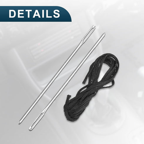 Gear Shift Knob Cover for Buick Lacrosse 09-12 with Black Stitches Durable | Interior Transmission Shifter Boot Lever Cover Black Faux Leather 1 P...