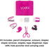 Yoobi: Pink Mini Office Supply Kits – Mini School Supplies Kit – Includes Scissors, Mini Stapler, Staple Remover, Staples, Tape Dispenser & More –...