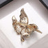 Acxico 3Pcs Fashion Color Enamel Hummingbird Alloy brooches Women Party Skirt Clothing Accessories Brooch Bird...
