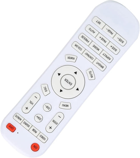 Projector Powerlite Universal Remote Elephas Projector Remote 16×5×2 White Remote Control Controller Replacement for Projector...