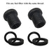2 Pack Thread Adapters and Washers, 1/2 * 28-3/4 * 16, Black...