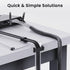 EVEO Desk Cable Management Kit - Cord Organizer Cable Management Under Desk | Cable Raceway, Cable Sleeve, Adhesive Cable Clips, Cord Clips, Cable...