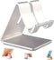 Tablet Stand Holder,Aluminum Solid Portablet Desktop Dock Hands Free Cradle Compatible with Tablets Such As iPad Air Mini Pro, Phone 14 13 11 XR M...