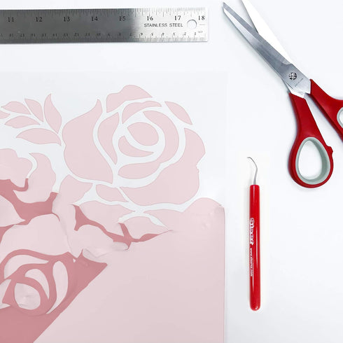 Siser EasyWeed Heat Transfer Vinyl 11.8" x 2FT Roll - Compatible with Siser Romeo/Juliet & Other Professional or Craft Cutters - Layerable - CPSIA...