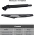 Rear Wiper Arm & Wiper Blade Replacement for Jeep Wrangler 2007-2017 / Jeep Wrangler JK 2018, Factory OE Style Rear Windshield Wiper Arm & Wiper B...