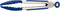 Tovolo Mini Silicone Easy-Grip Tongs, Non-Slip Handle, 8.25 Inches, Blue...
