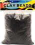 Black Clay Beads(6mm,4300 pcs) Clay Beads for Bracelet Making Kit, Flat Round Polymer Spacer Heishi Beads for Jewelry Necklace (Black)...