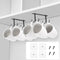 Coffee Cup Holder-Mug Hooks Holder for Cabinet,Cup Organizer for Kitchen Cabinets and Storage Handing Coffee Cup Mug Rack for Kitchen Cabinet Orga...