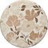 Minimalist Floral Line Art Boho Aesthetic Light Brown Cream PopSockets Standard PopGrip...