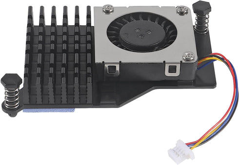 AITRIP 2 Pack Active Cooler for Raspberry Pi 5, Cooling Fan Pi5 Aluminum Heat Sink Temperature-Controlled Blower Fan with Thermal Pads Suitable fo...