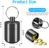 CHIVENIDO Pill Keychain Holder- Small Pill Box Waterproof Pill Fob Organizer Portable Pill Holder Keychain (Gray)...
