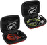 Geekria Shield Headphones Case for in-Ear Headphones, Replacement Hard Shell Travel Carrying Bag with Cable Storage, Compatible with Audio-Technic...