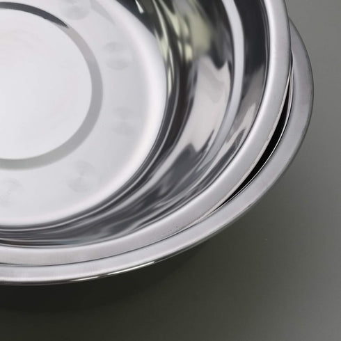 Metal Mixing Bowls, Stainless Steel Serving Bowl, Set of 4...