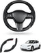 Custom-Fit Steering Wheel Cover for Tesla, Telsa Model 3 / Y Leather Steering Wheel Cover for Men/Women, Anti-Slip, Comfortable Grip, Breathable, ...