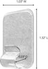 Command Adjustables Repositionable 1/2 lb Clips, 16 Hooks, 36 Strips/Pack...