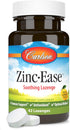 Carlson - Zinc-Ease, Soothing Lozenge, Immune Support & Optimal Wellness, Antioxidant, Lemon, 42 Lozenges...