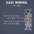 Legrand radiant 885TRGCC12 15 Amp Tamper Resistant Decorator Duplex Outlet, Side Wire or Push Wire, Graphite (1 Count)......