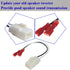 4 Pack 72-6514 Speaker Wire Harness Adapter Plug Compatible with Jeep Wrangler Chrysler Town & Country Speaker Harness Adapter Dodge Dakota Front ...