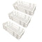 3 Packs Plastic Test Tube Rack, 21 Holes Lab Test Tube Rack Holder for 30mm Test Tubes, White, Detachable (21 Holes)...