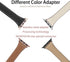 Bestig Bands Compatible with Apple Watch Band 40mm 41mm 38mm 42mm(Series 10) Women Men, Genuine Leather Double Tour Designed Slim Thin Strap for i...